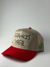 Load image into Gallery viewer, Francis Yasel &quot;Art Club&quot; hat (red/kha)
