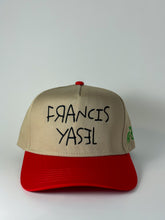 Load image into Gallery viewer, Francis Yasel &quot;Art Club&quot; hat (red/kha)
